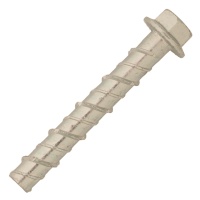 Vis Béton TH Option 7 Acier Zingué Blanc