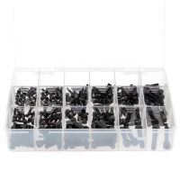 Sortimentbox 255 Zylinderschrauben Innensechskant Stahl 8.8 Schwarz DIN 912