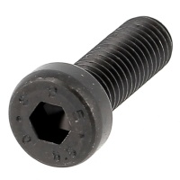 Zylinderschrauben mit Innensechskant und flachem Kopf Stahl 8.8 Schwarz Teilgewinde DIN 7984