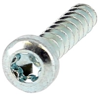 Plastite Linsenkopfschrauben mit Torx WN 1452 Stahl Weiß verzinkt