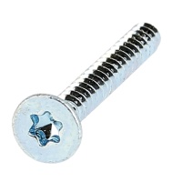 Blechschrauben mit Senkkopf und Torx Stahl Weiß verzinkt ISO 14586C