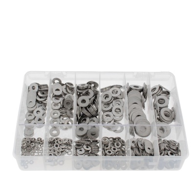 Sortimentbox Standardscheiben M + L Edelstahl A2 NFE 25513
