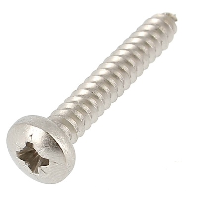 Blechschrauben mit Linsenkopf Breit und Pozidriv-Kreuzschlitz Edelstahl A4 DIN 7981