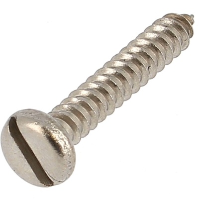 Blechschrauben mit Zylinderkopf Breit und Schlitz Edelstahl A2 DIN 7971